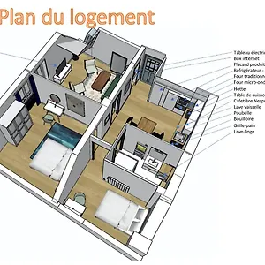 Elegant 3 Pieces - Parking Thonon-les-Bains